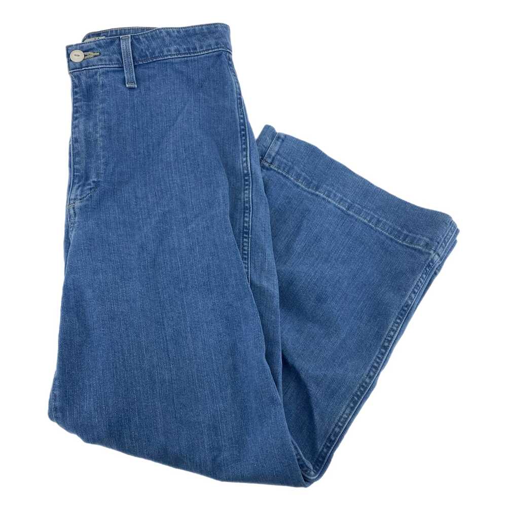 Madewell Blue High-Rise Cropped Jeans